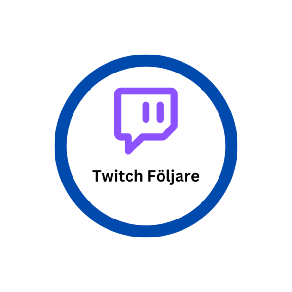 köp twitch följare